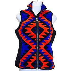 Lauren Ralph Lauren Active Aztec Vest Size Small